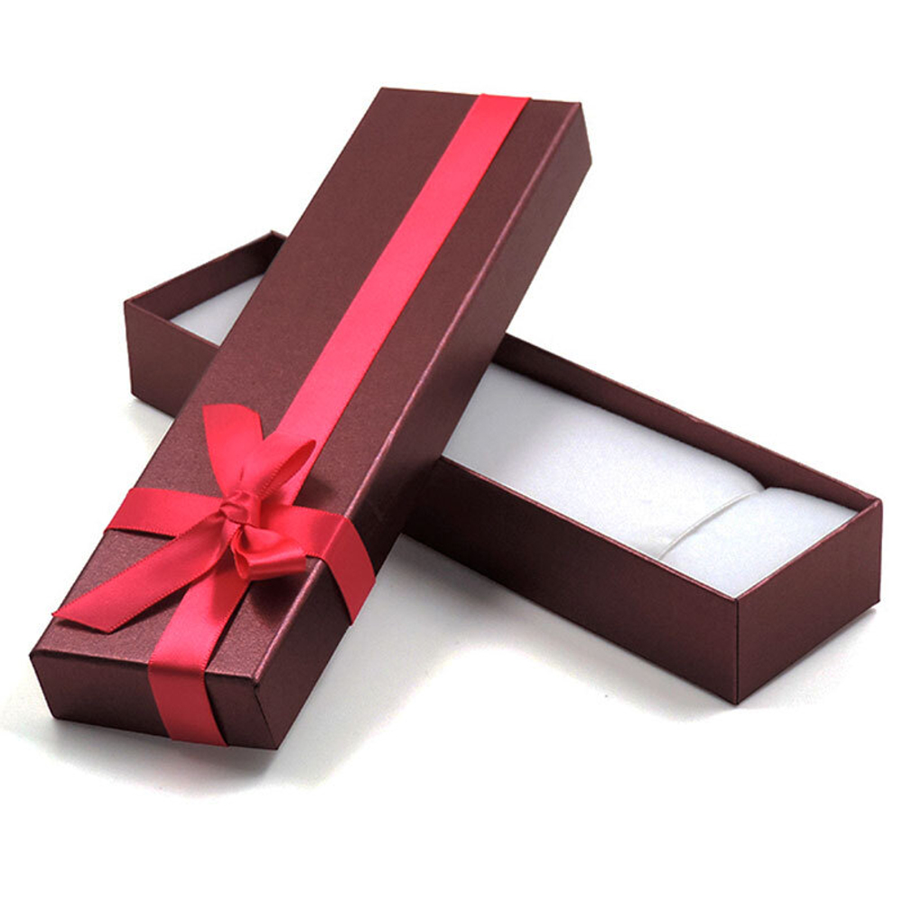 Картонный футляр с бантиком серии «Конфетти» для часов