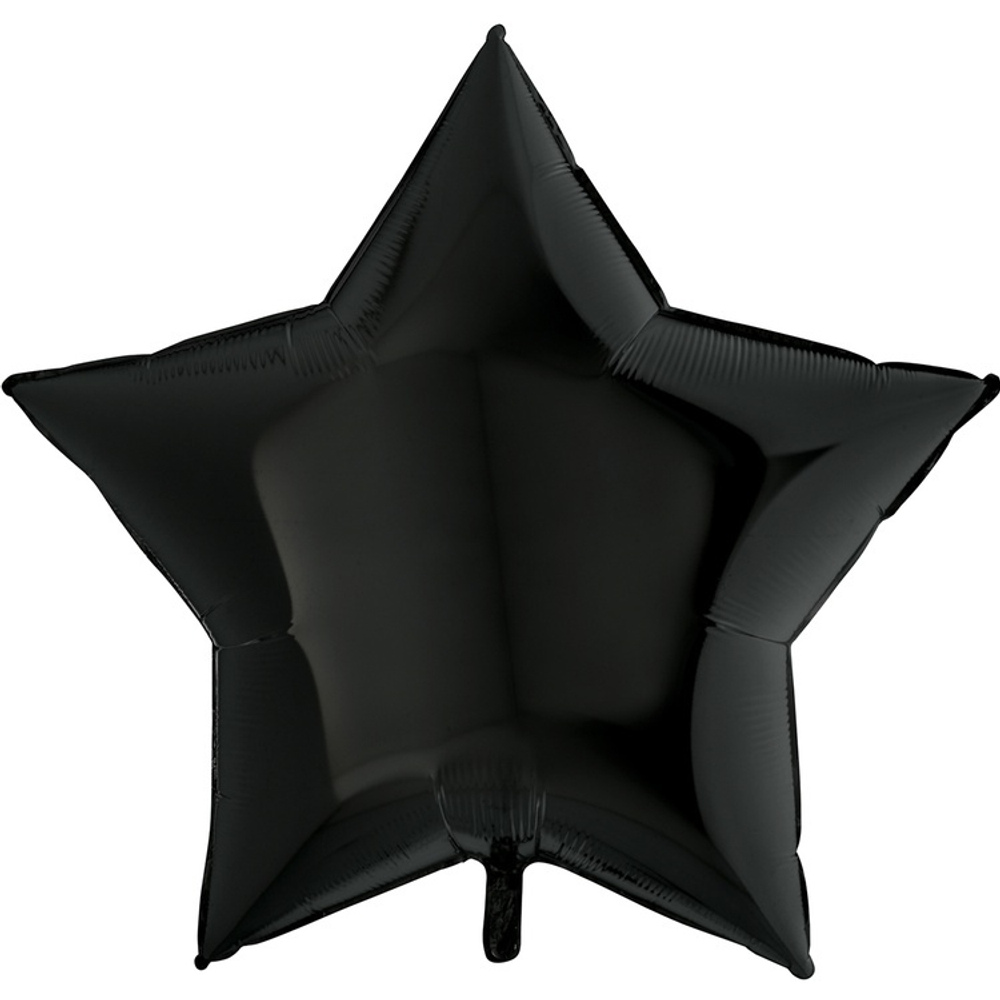 Фольгированная фигура, звезда, 36"/91СМ Пастель Black