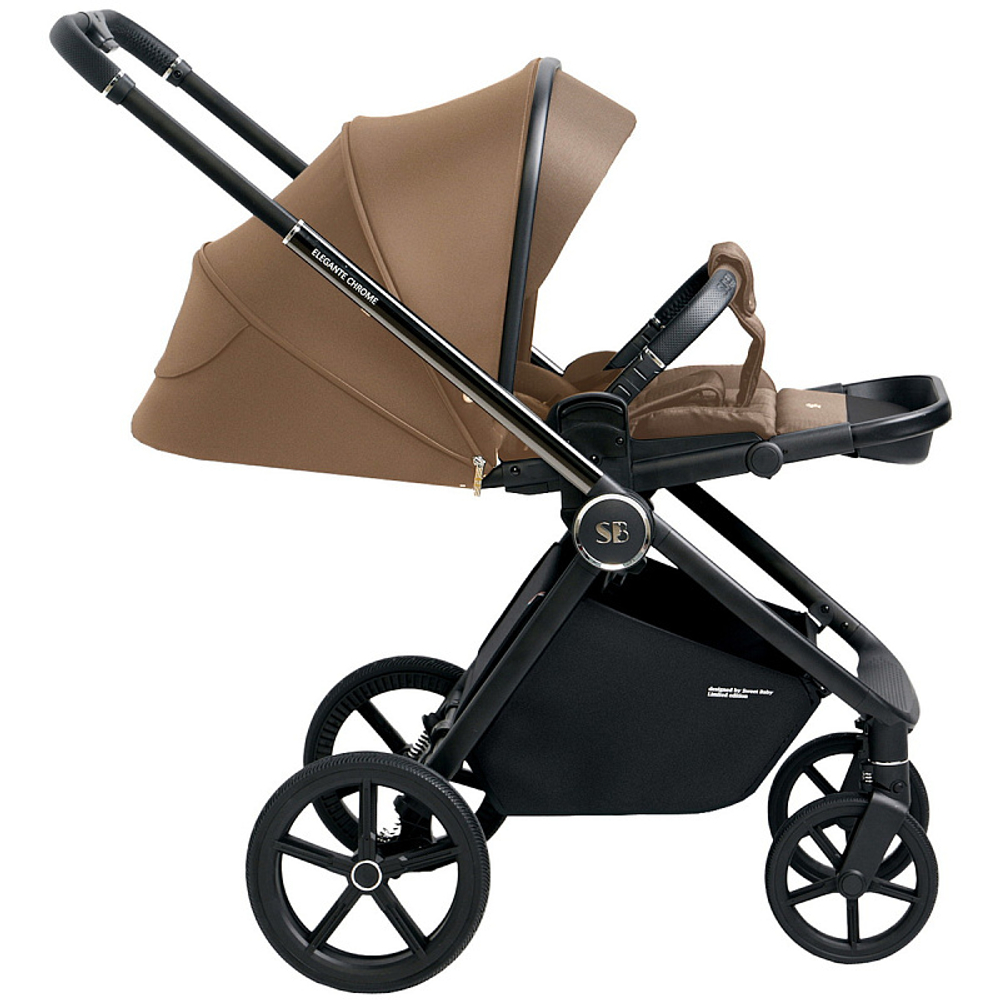 Детская прогулочная коляска Sweet Baby Elegante Chrome/Brown