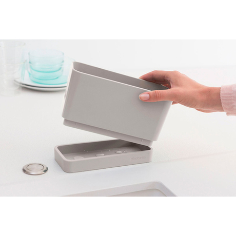 Органайзер 19х11.5х8.5см для раковины Brabantia Sink Side серый 230066