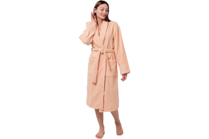Халат махровый Home One, размер 54, персиковый