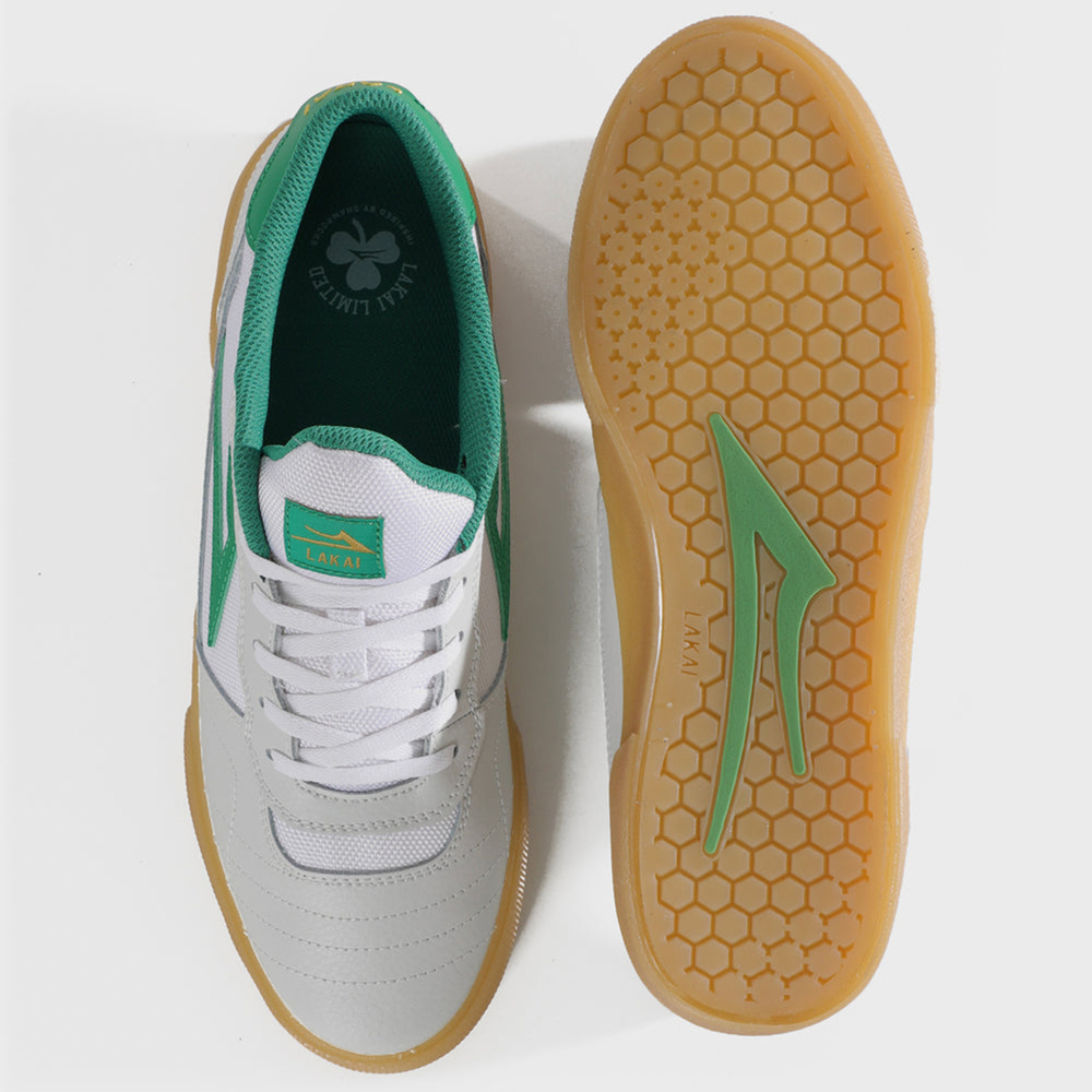 Keды Lakai Cambridge White/Green Leather (Q1-25)