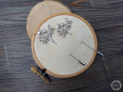 Пин "Серебристая ветвь"