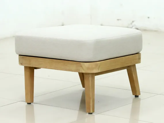 Пуф с подушкой Mali, массив эвкалипта