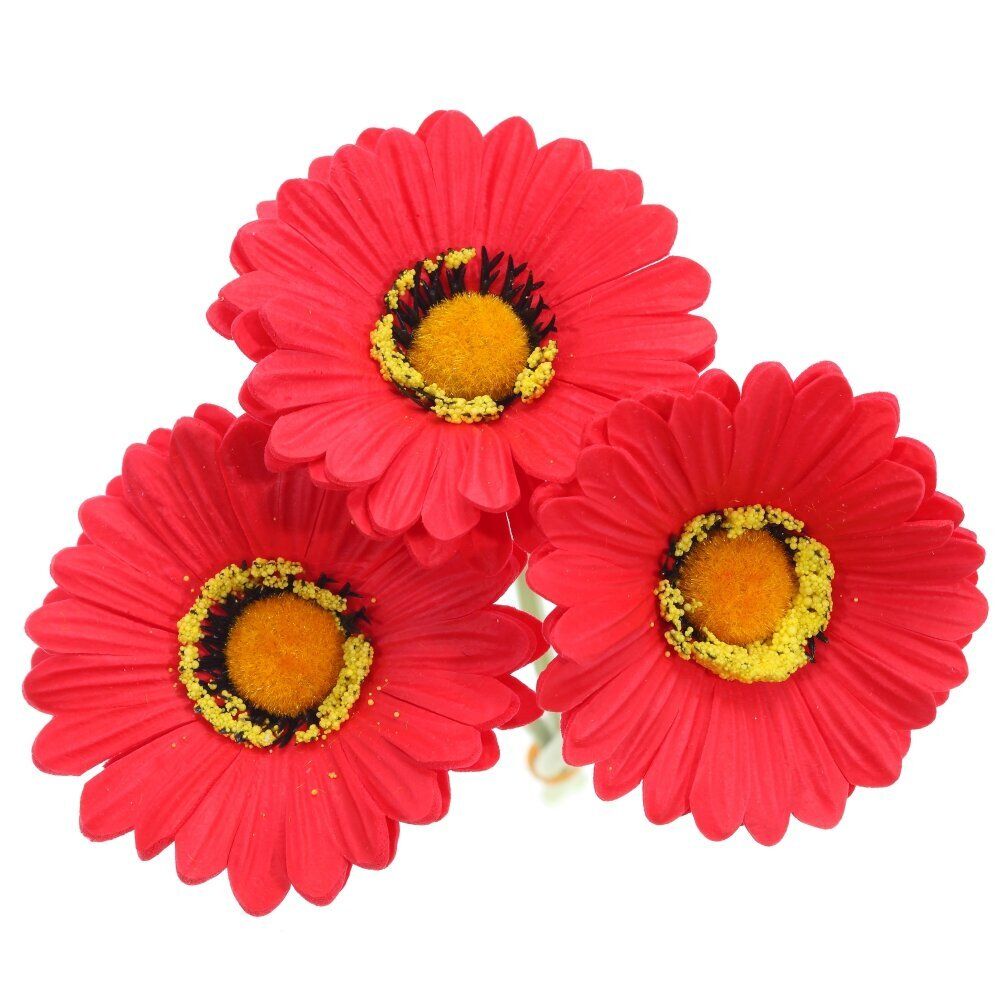 GAEM Цветы искусственные "Букет Гербер" (Real Touch), L12 W12 H33 см