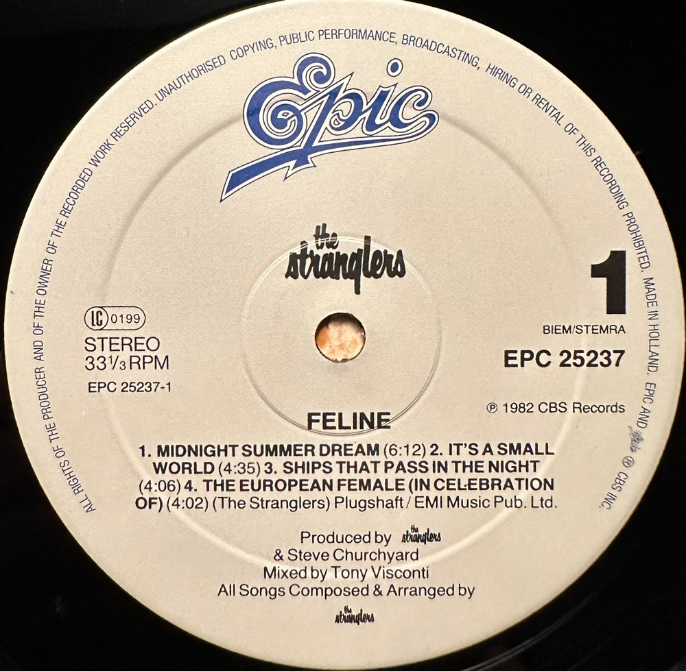 The Stranglers - Dreamtime (Голландия 1986г.)