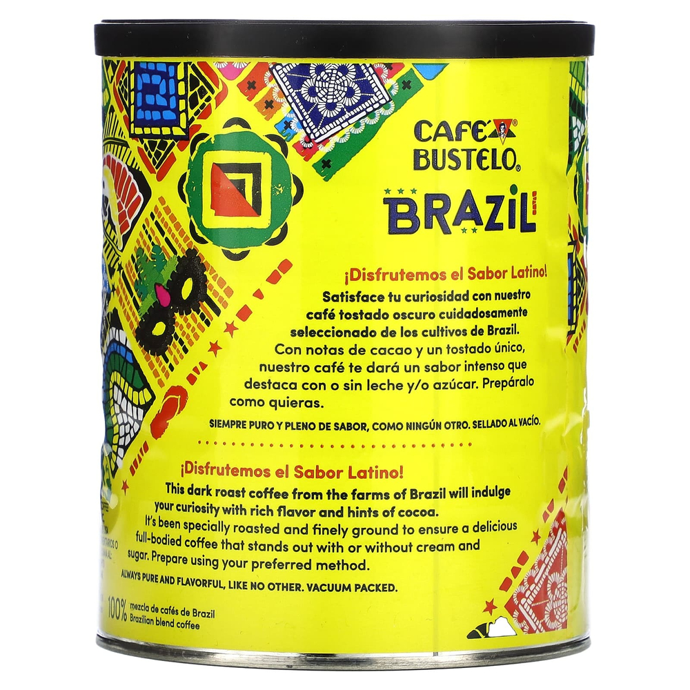 Café Bustelo, бразильская смесь, молотый кофе, 283 г (10 унций)