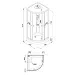 Душевая Кабина Ультра 80*80А