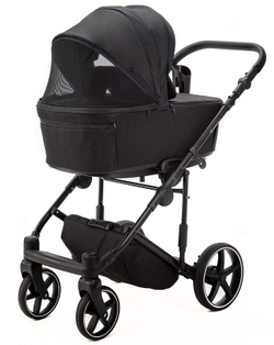 Детская коляска Adamex Zico New 2 в 1 ZN-TK53 (ЧЕРНЫЙ)