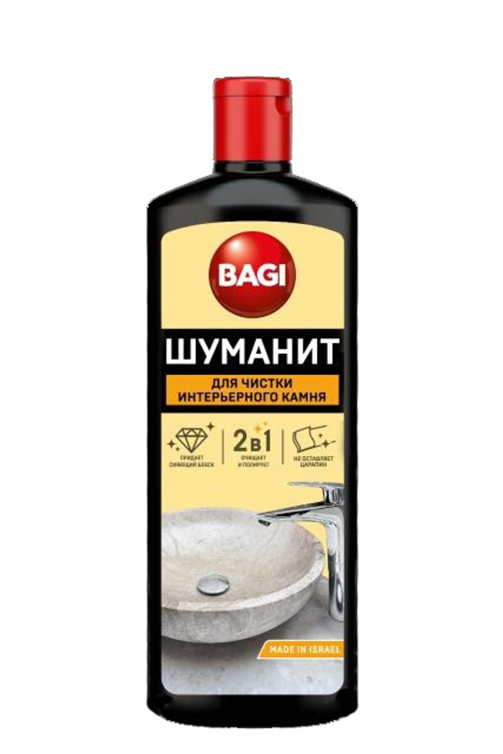 Средство д/чистки интерьерного камня Bagi Шуманит 350мл крем