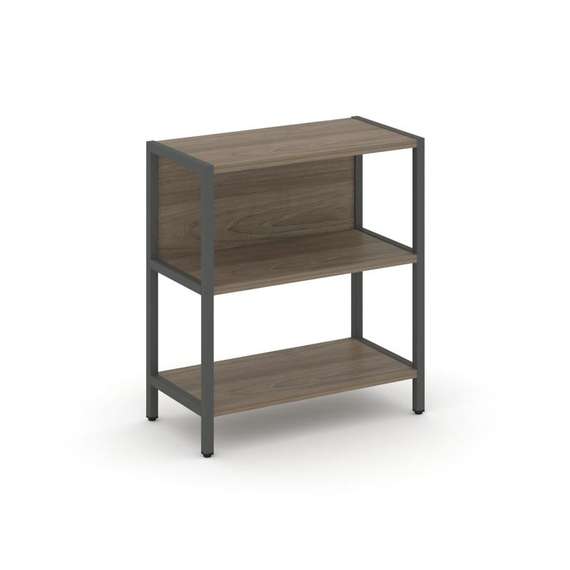 Shelf System Односекционный стеллаж двухярусный SN.STM-211 Вяз Благородный/Металл Антрацит 810*400*8
