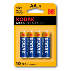 Батарейки Kodak Max Super Alkaline AA*4