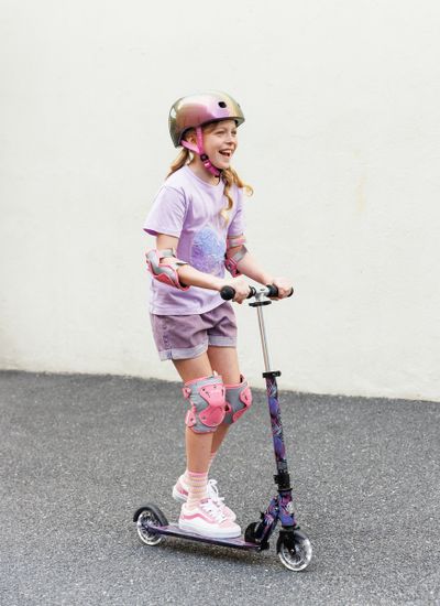 Самокат Micro Sprite LED, Art Джунгли