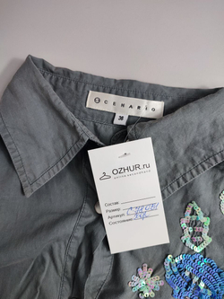 Рубашка Scenario с пайетками 42 размер