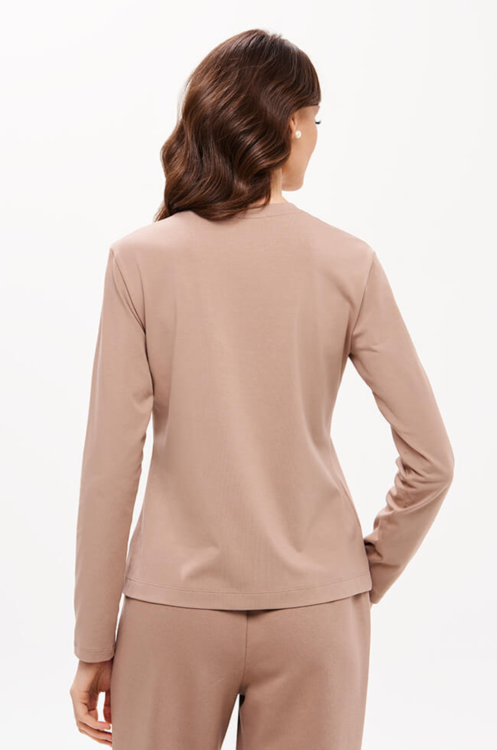 23381 Лонгслив женский (капучино)