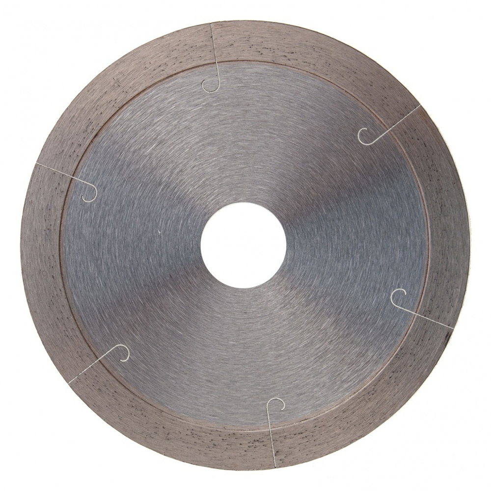 Диск алмазный, 115 х 22.2 мм, сплошной c лазерной перфорацией , мокрая резка Gross
