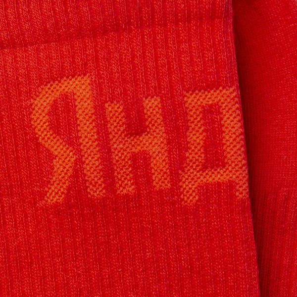 Носки высокие красные - фото 2