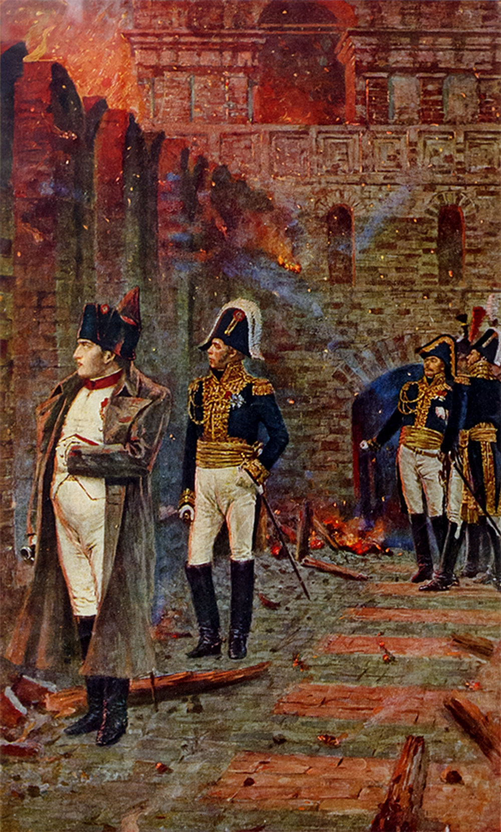 Верещагин В.В. (1842–1904) В Кремле. Пожар. Война 1812 года.