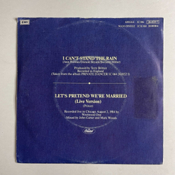 Винтажная виниловая пластинка LP Tina Turner I Can't Stand The Rain (Germany 1985) 7 дюймов, 45 RPM, Single