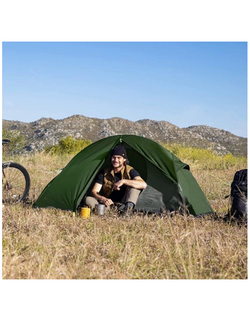 Палатка Naturehike Cycling Si 1-местная, алюминиевый каркас, сверхлегкая, зеленый