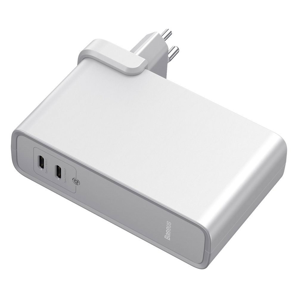 Зарядное устройство + Внешний аккумулятор Baseus 2in1 Quick Charger & Power Bank GaN Charger C+U 10000mAh 45W - White