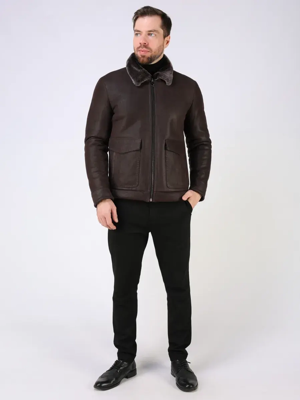 Дубленка зимняя натуральная