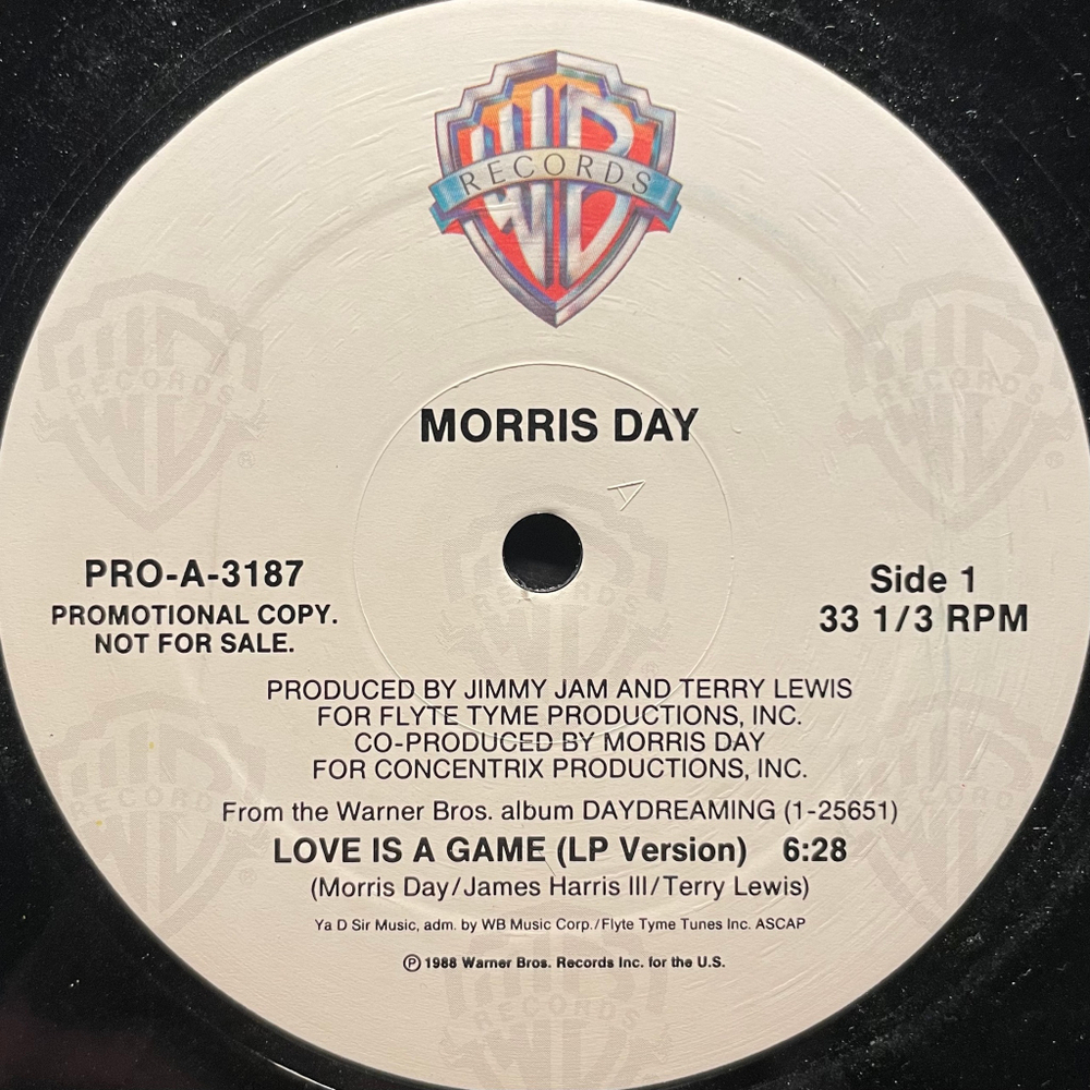 Morris Day ‎– Love Is A Game (США 1988г.) EP