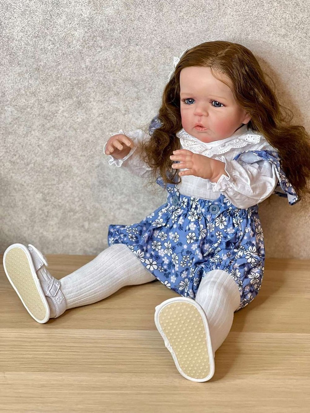 Кукла Реборн мягконабивная 60см в пакете (FA-606)