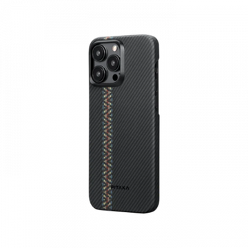 Чехол Pitaka Fusion Weaving MagEZ Case 4 для iPhone 15 Pro (6.1"), Rhapsody, кевлар (арамид)