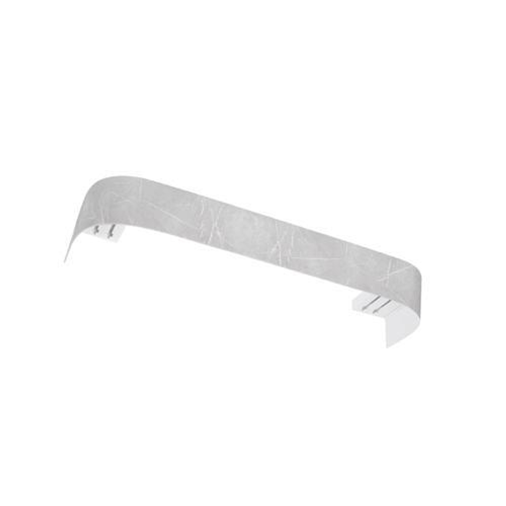 Карниз Монолит 7см с поворотами 3,0 2-рядный светло-серый