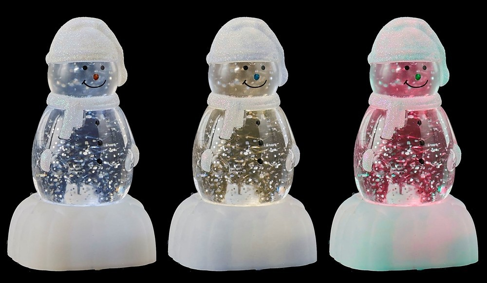 Снеговик 8.5х7.5х14.5см Luca Lighting мультиколор в ассортименте 3вида