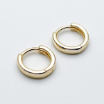 Ювелирные швензы Конго с позолотой, размер 11 мм, цена за пару