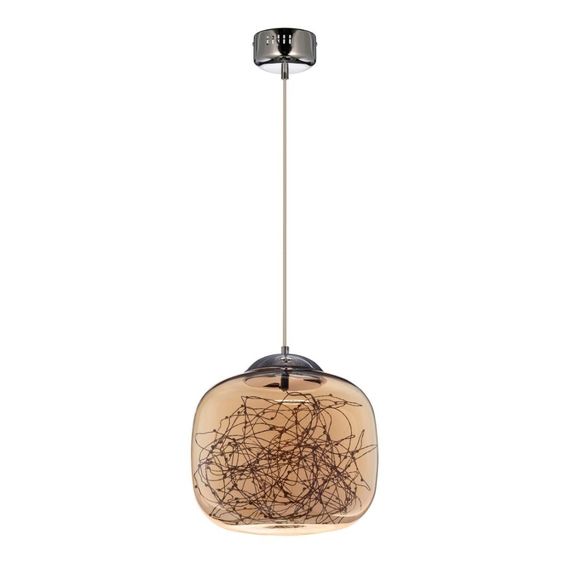 Подвесной светодиодный светильник Lumina Deco Daisy LDP 6823-300 CHR+AMB