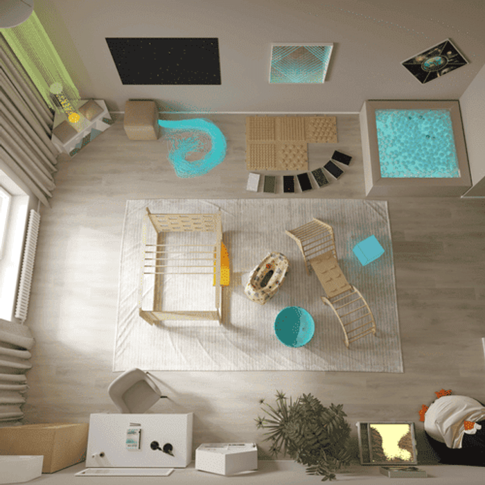 📚 Книги и… нейроресурс 🌱 Сенсорная комната, где ребёнок возвращается к себе — и открывает книгу