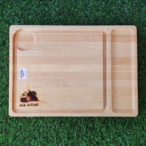 Изделие из дерева 350х250х18 (доска с подставкой 5 стопок)