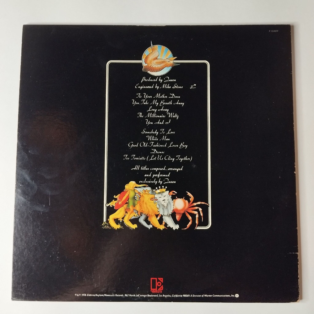 Винтажная виниловая пластинка LP Queen A Day At The Races (Japan 1976) (No Obi) Somebody To Love