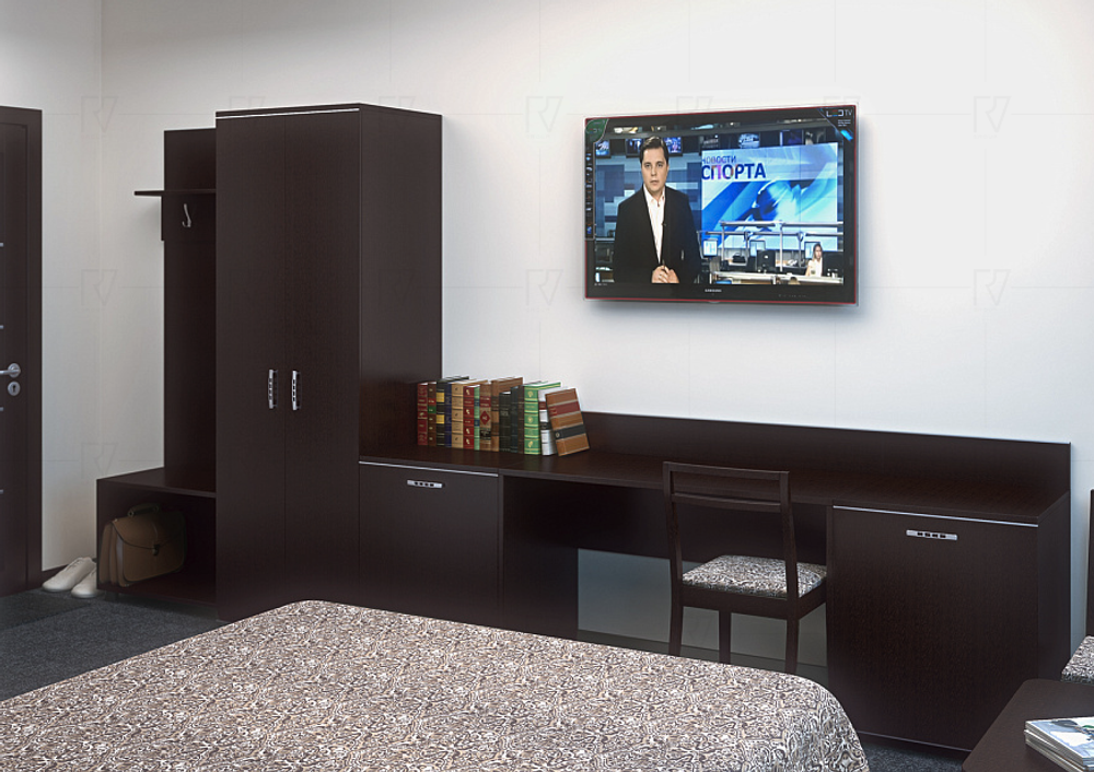 Тумба узкая с полкой и бортиком Light С-ТУ-40