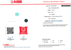 Турмалин Параиба, Овал, 1 шт. / 7,67 карат, Мозамбик