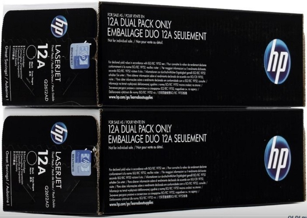 Набор картриджей HP Q2612AD