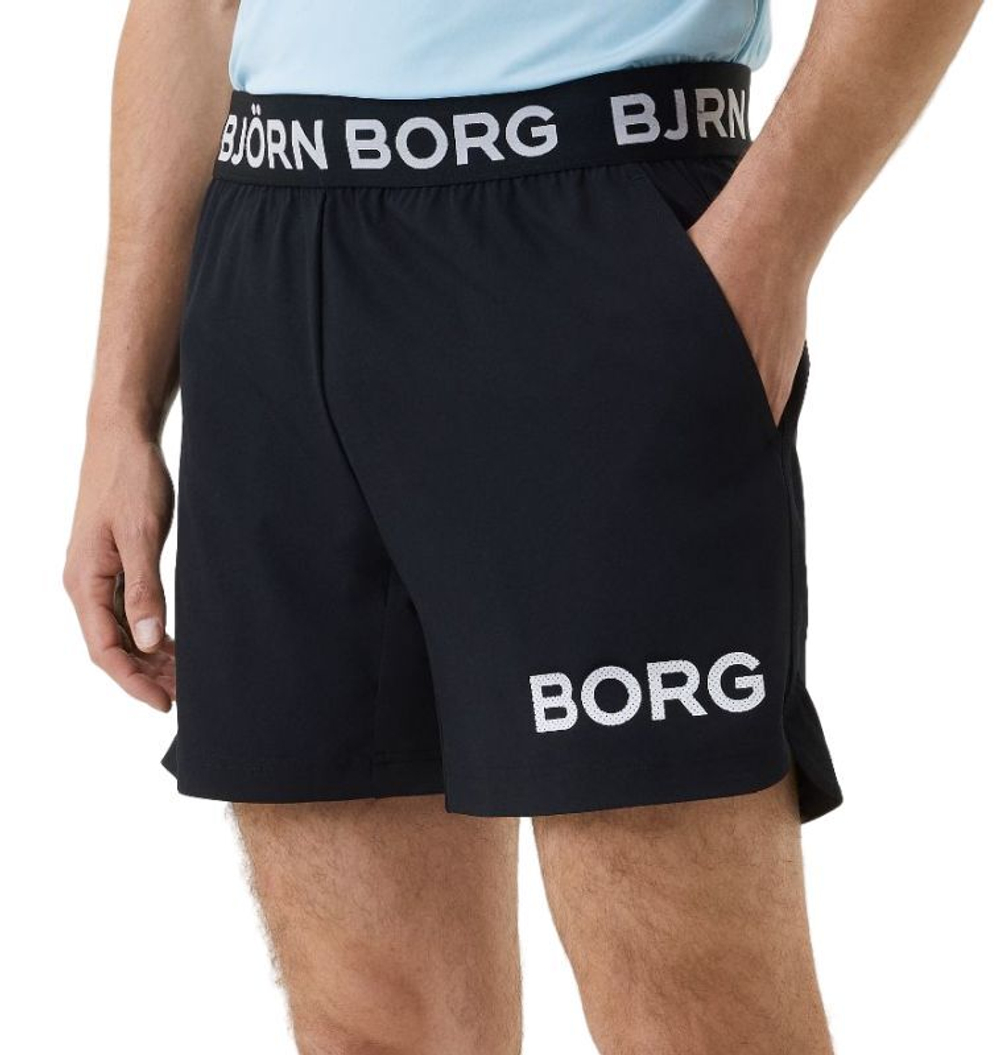 Мужские теннисные шорты Björn Borg Short Shorts - black beauty