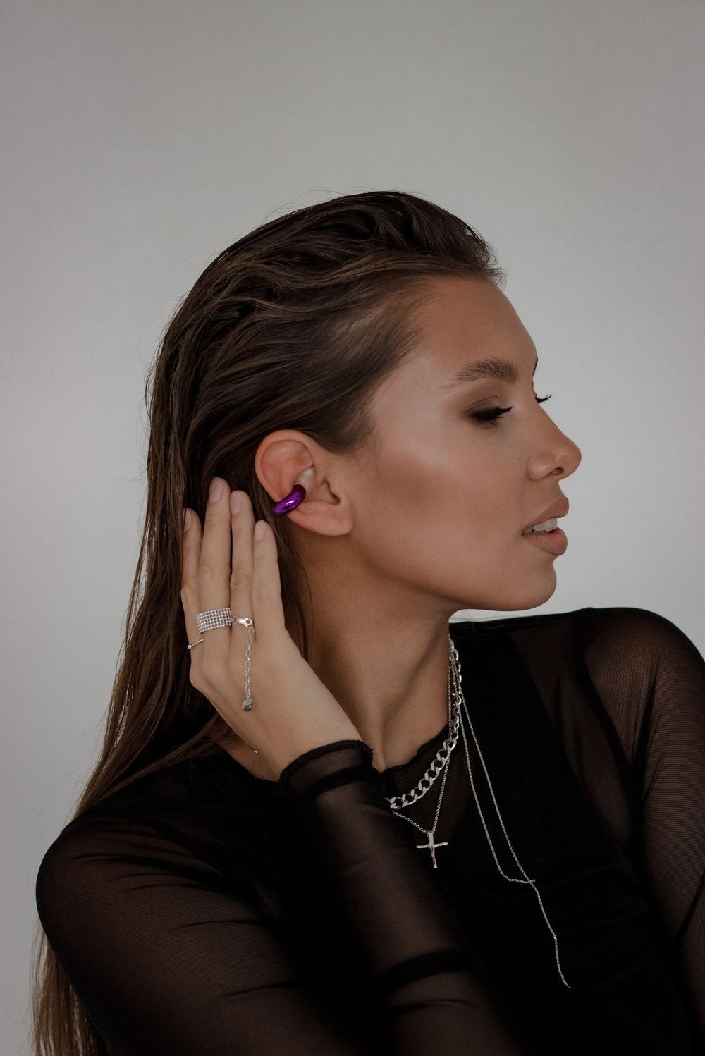 Кафф Bubble Purple, как бублик