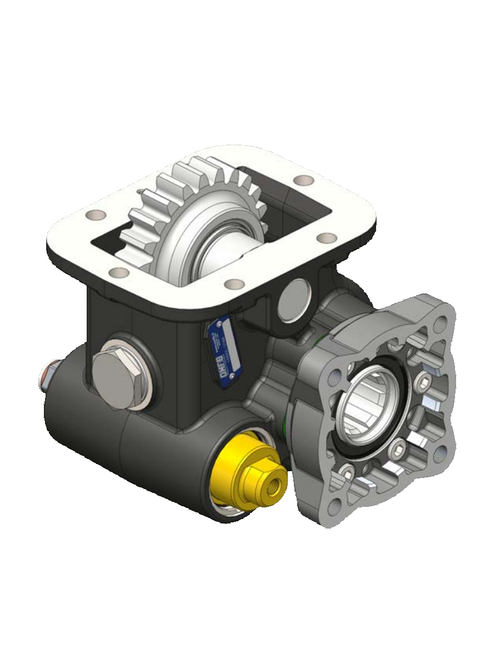 Коробка отбора мощности ISO с выходом вперёд для КПП КАМАЗ 08600600183