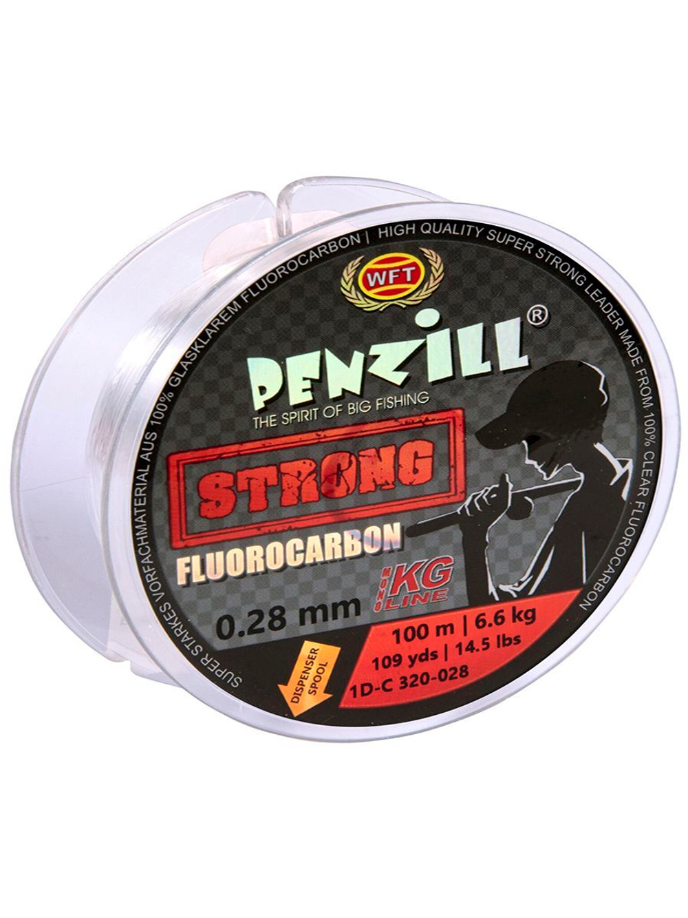 Леска монофильная WFT Penzill FLUOROCARBON Strong 100/035