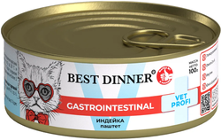 Best Dinner Vet Profi 100г. Индейка паштет Gastro Intestinal