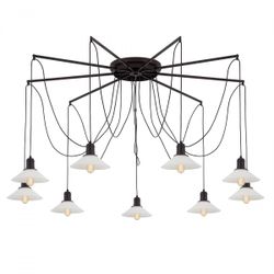 Citilux Эдисон CL451292 Люстра паук Венге