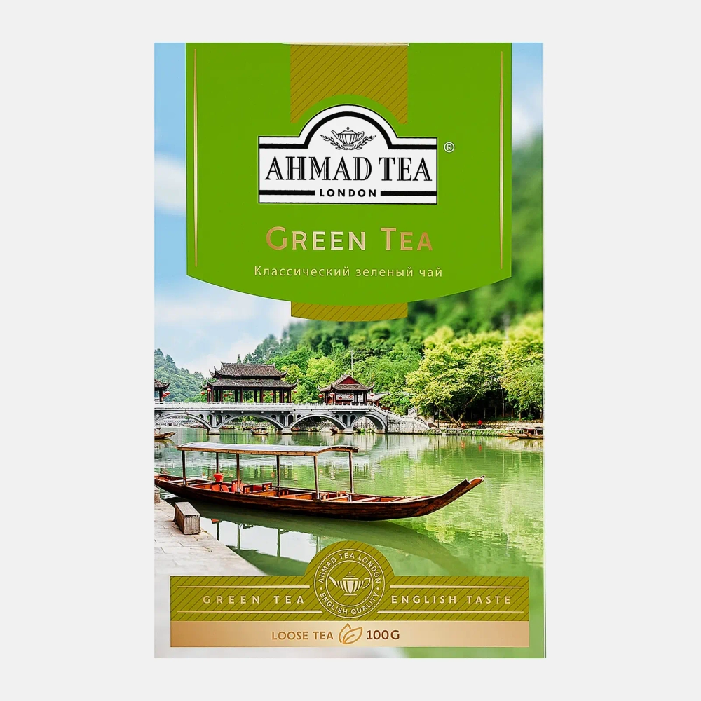 Чай зеленый Ahmad Tea Green Tea 100г