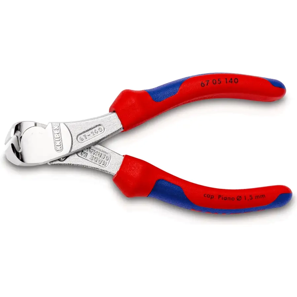 Кусачки торцевые особой мощности хромированные 140 мм Knipex 67 05 140
