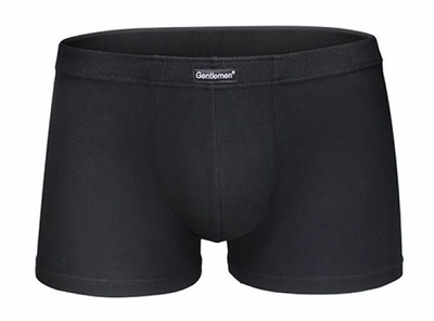 Мужские трусы-боксеры Gentlemen из хлопкового полотна (Размер: 4X) (Цвет: черный)