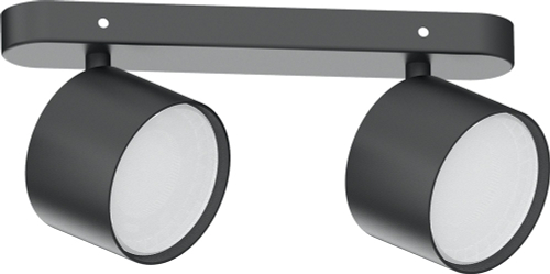 Светильник Feron ML212 2*GX53 черный настенно-потолочный