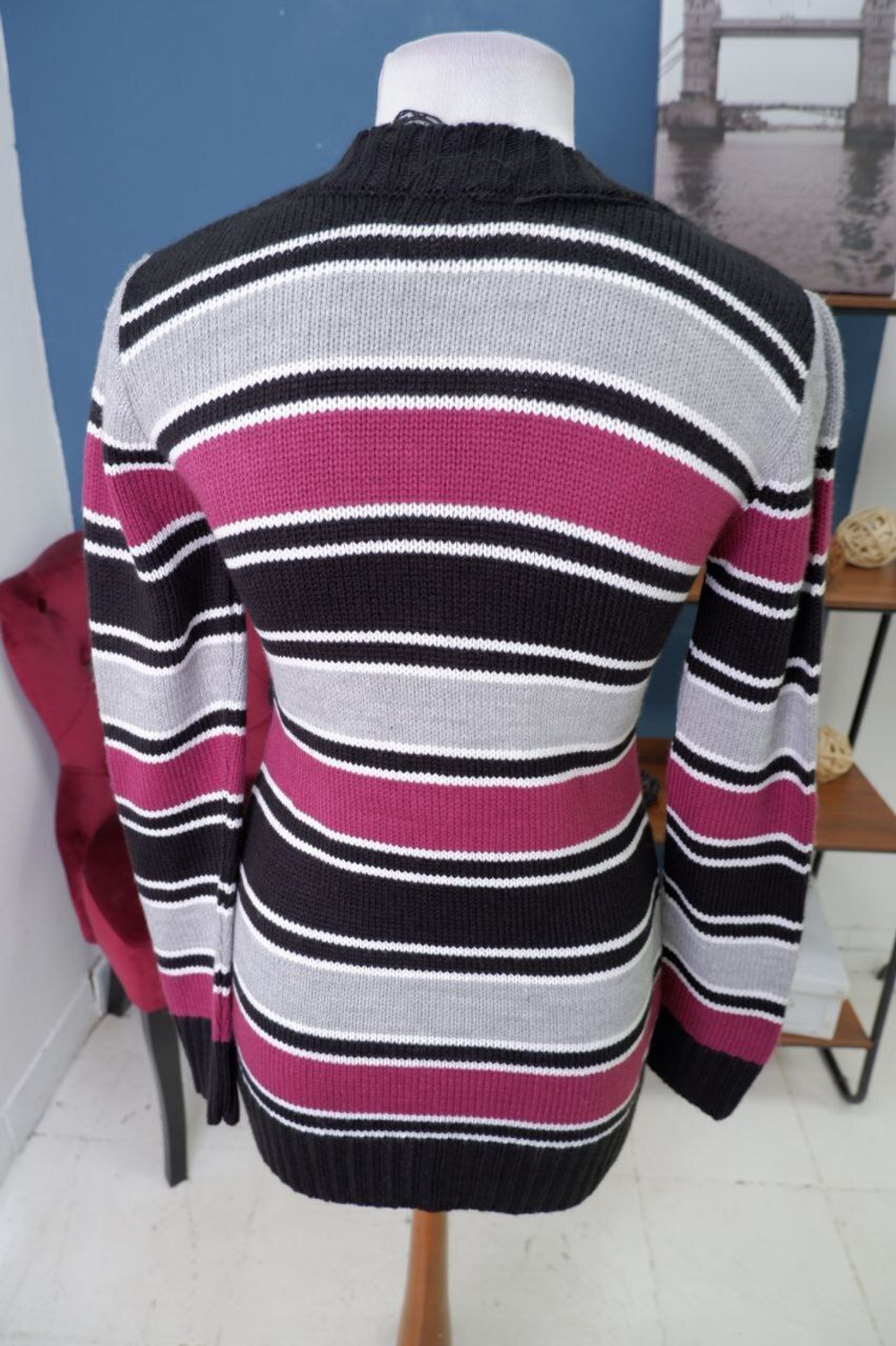 Кардиган Tafa в полоску 42-44 размер, новый